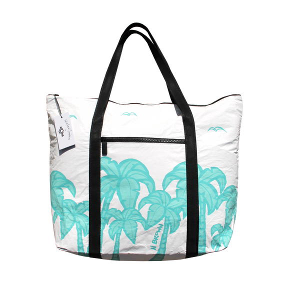 Plastic Free Hawaii Aloha Collection Zippered Tote Bag