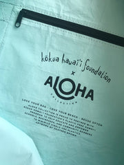 Plastic Free Hawaii Aloha Collection Zippered Tote Bag