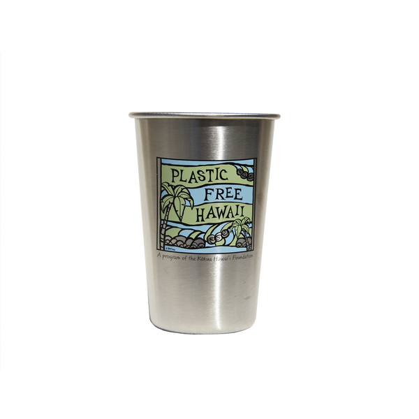 Steelys 16 oz. Plastic Free Hawaii Stainless Steel Cup