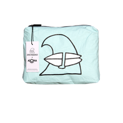 Surfing Wave Aloha Collection Small Mint Pouch